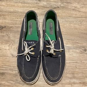 Blue Sperry Boat Shoes